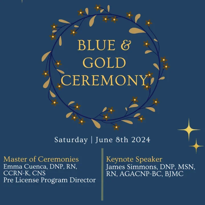 Blue and Gold Ceremony