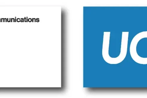 A graphic example of the UCLA business cards